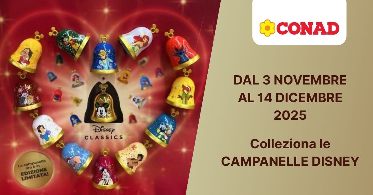conad campanelle disney 2025