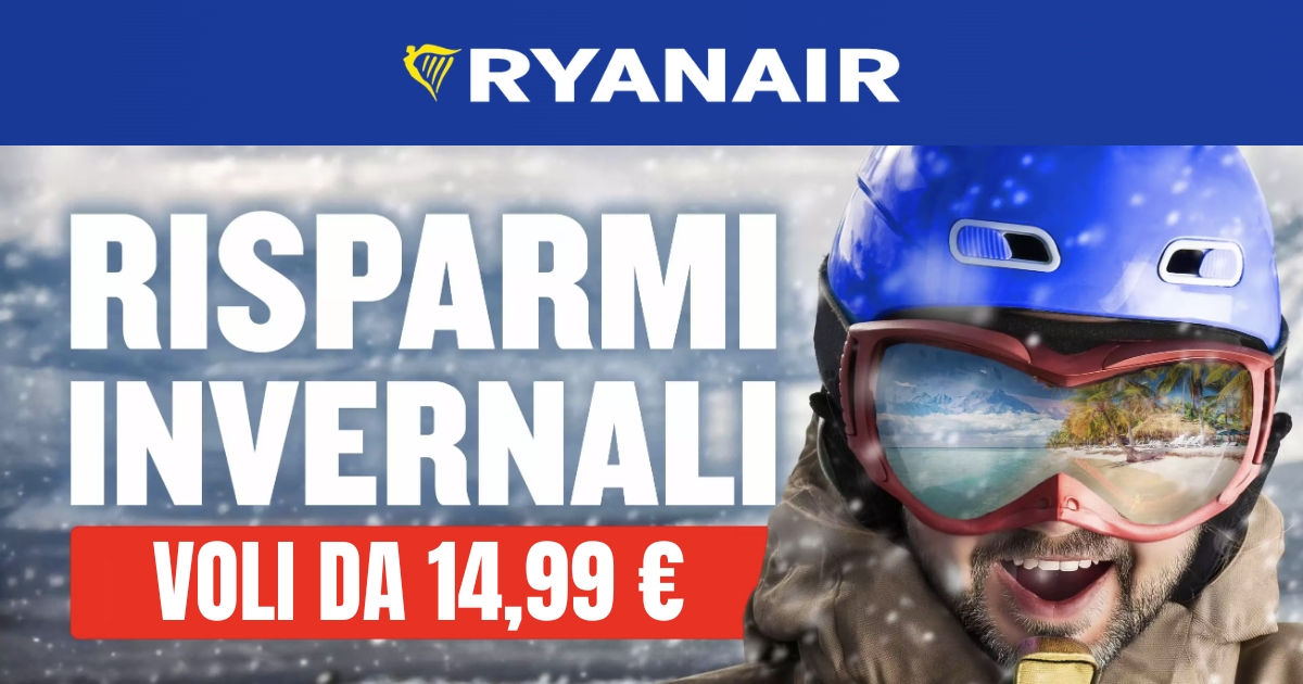 ryanair offerta lampo