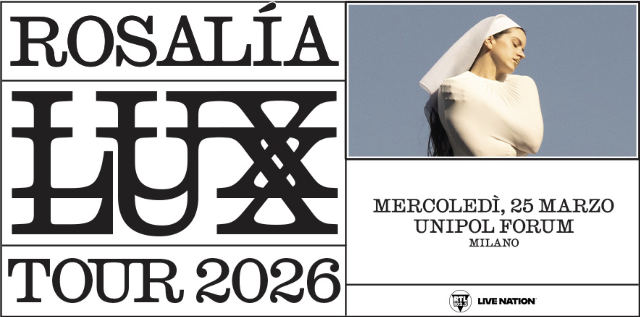 rosalía tour 2026 biglietti 