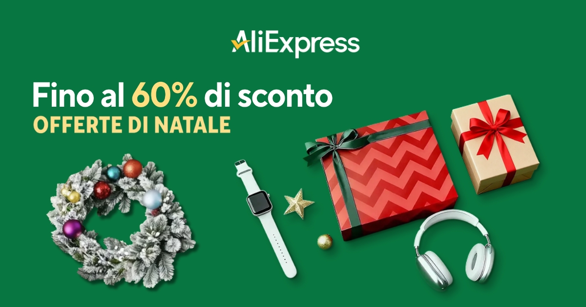 aliexpress natale codici sconto 