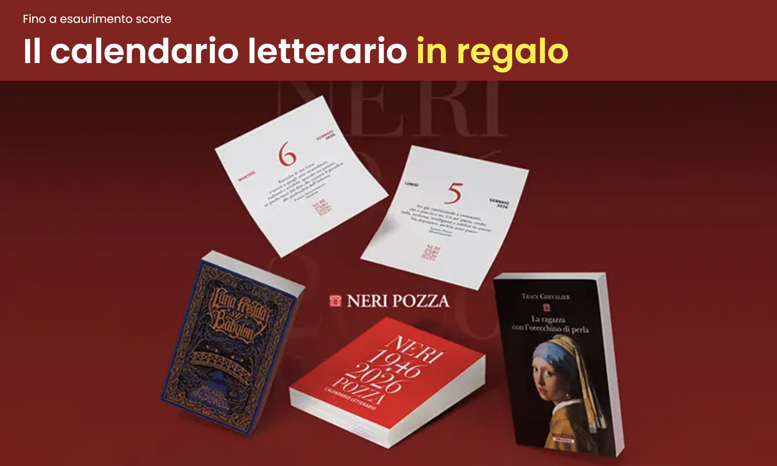 lafeltrinelli calendario 2026 omaggio