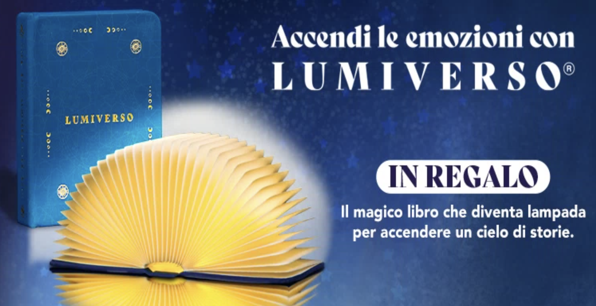 mondadori lampada libro omaggio