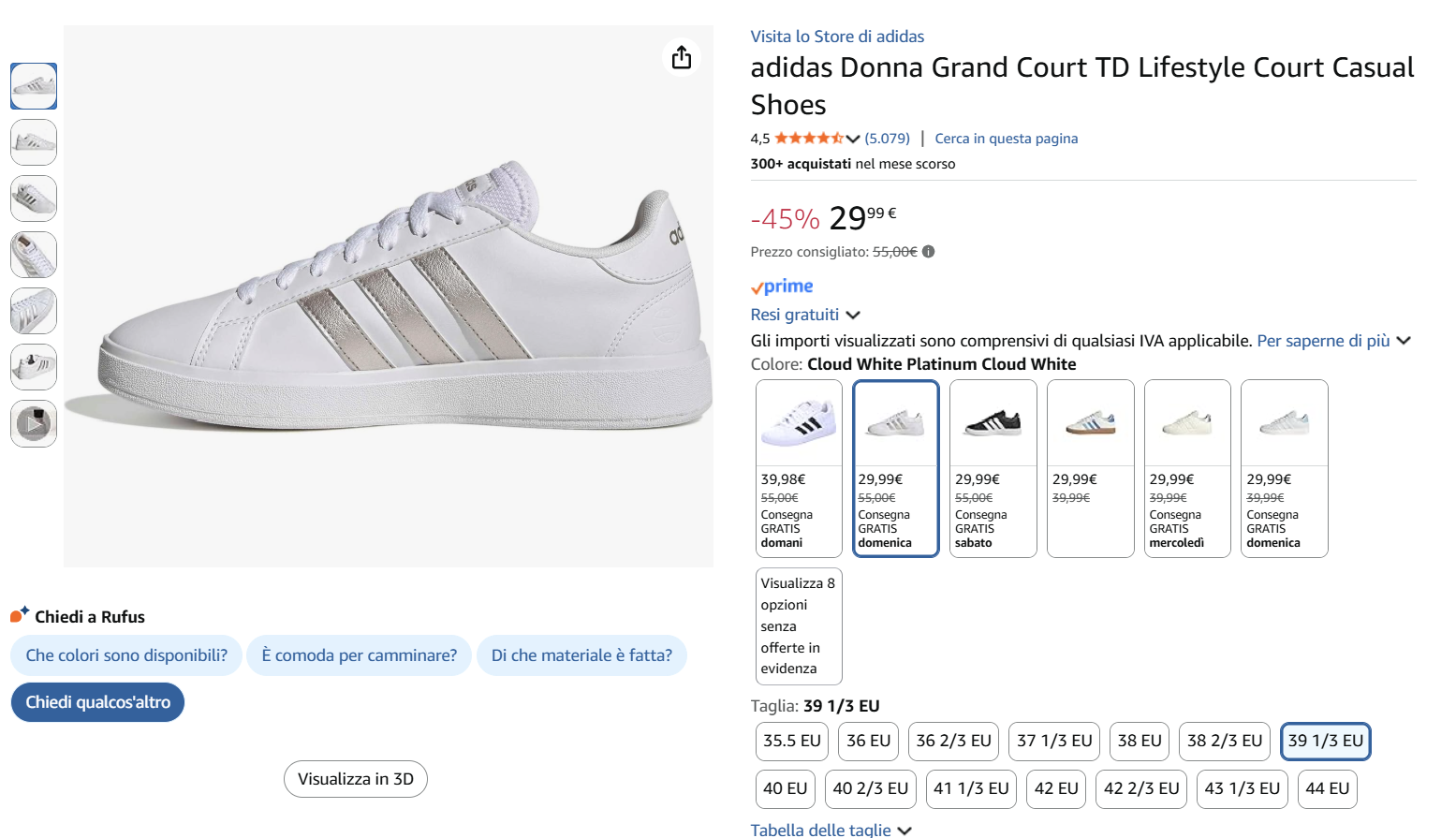 scarpe adidas offerta amazon 