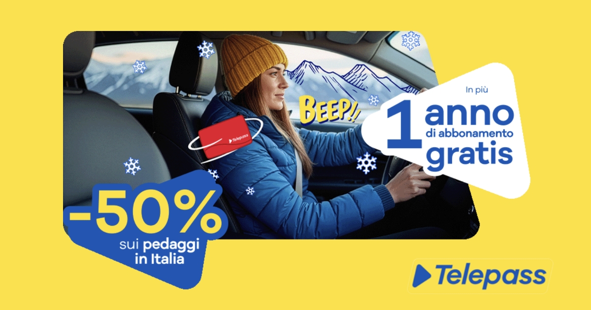 Sempre Offerta Telepass Sempre: canone ZERO per i primi 12 mesi e 50% di ...