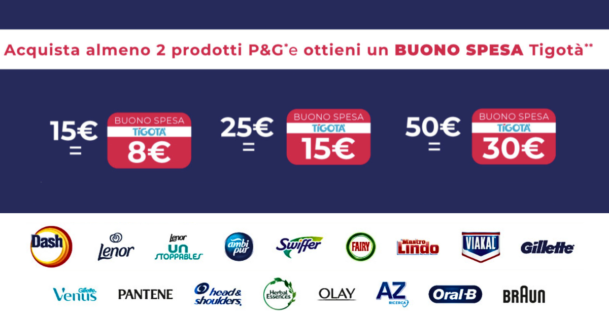 p&g spendi e riprendi tigotà