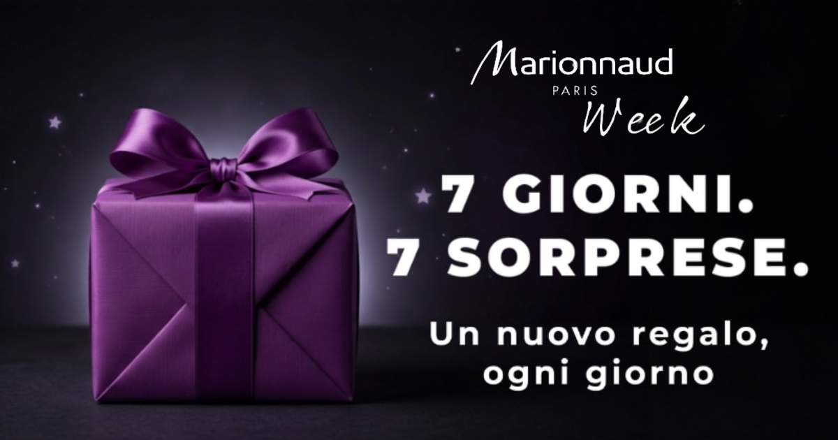 Marionnaud Week: offerte giornaliere e promozioni skincare