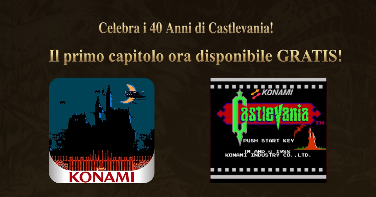 Castlevania 40° anniversario: riscatta gratis il primo capitolo